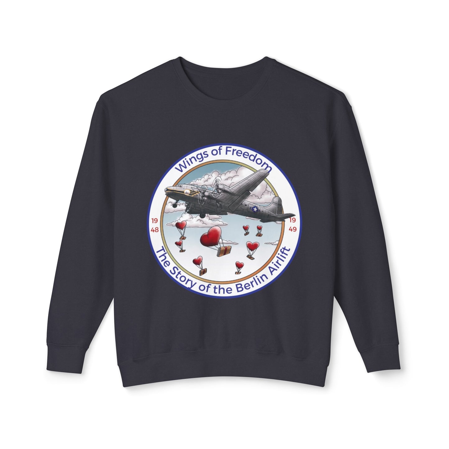 Unisex Lightweight Crewneck Sweatshirt