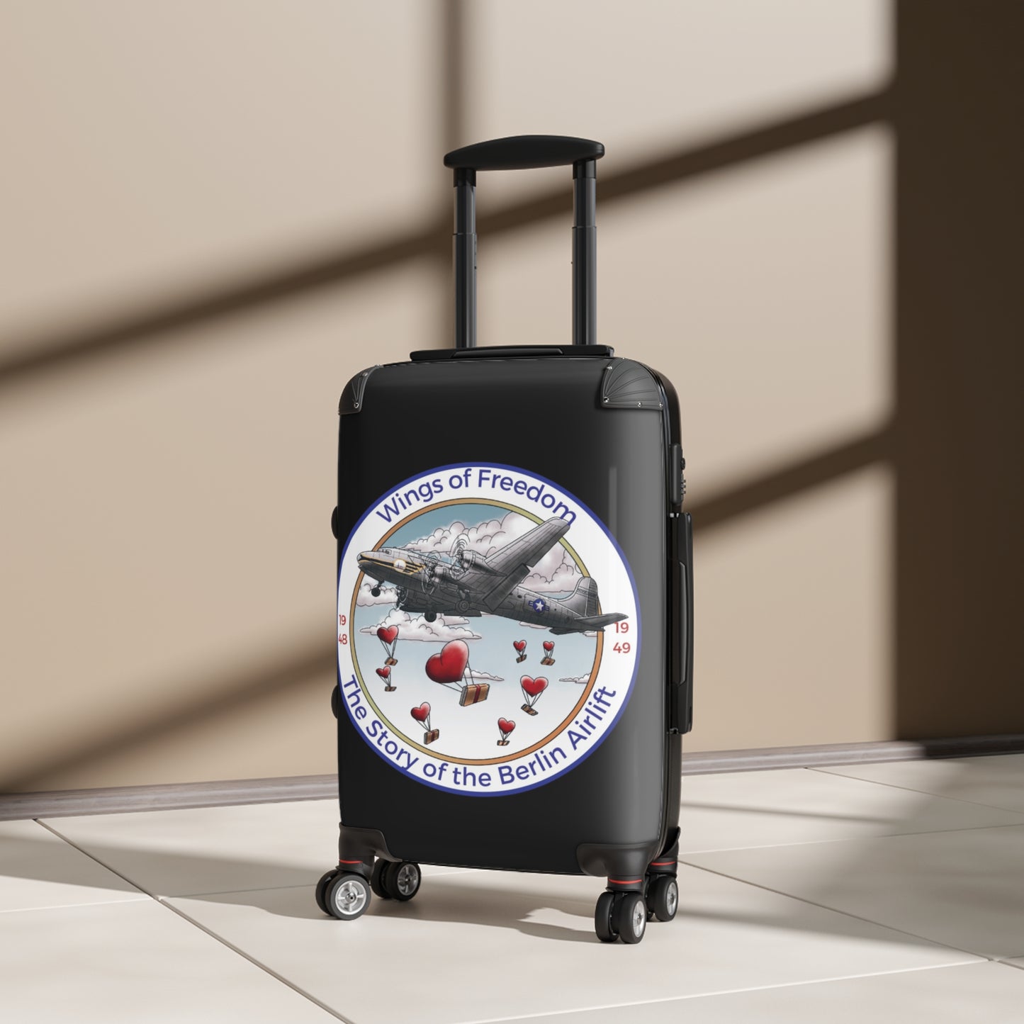 Wings of Freedom Suitcase - Changing Hearts from the Sky