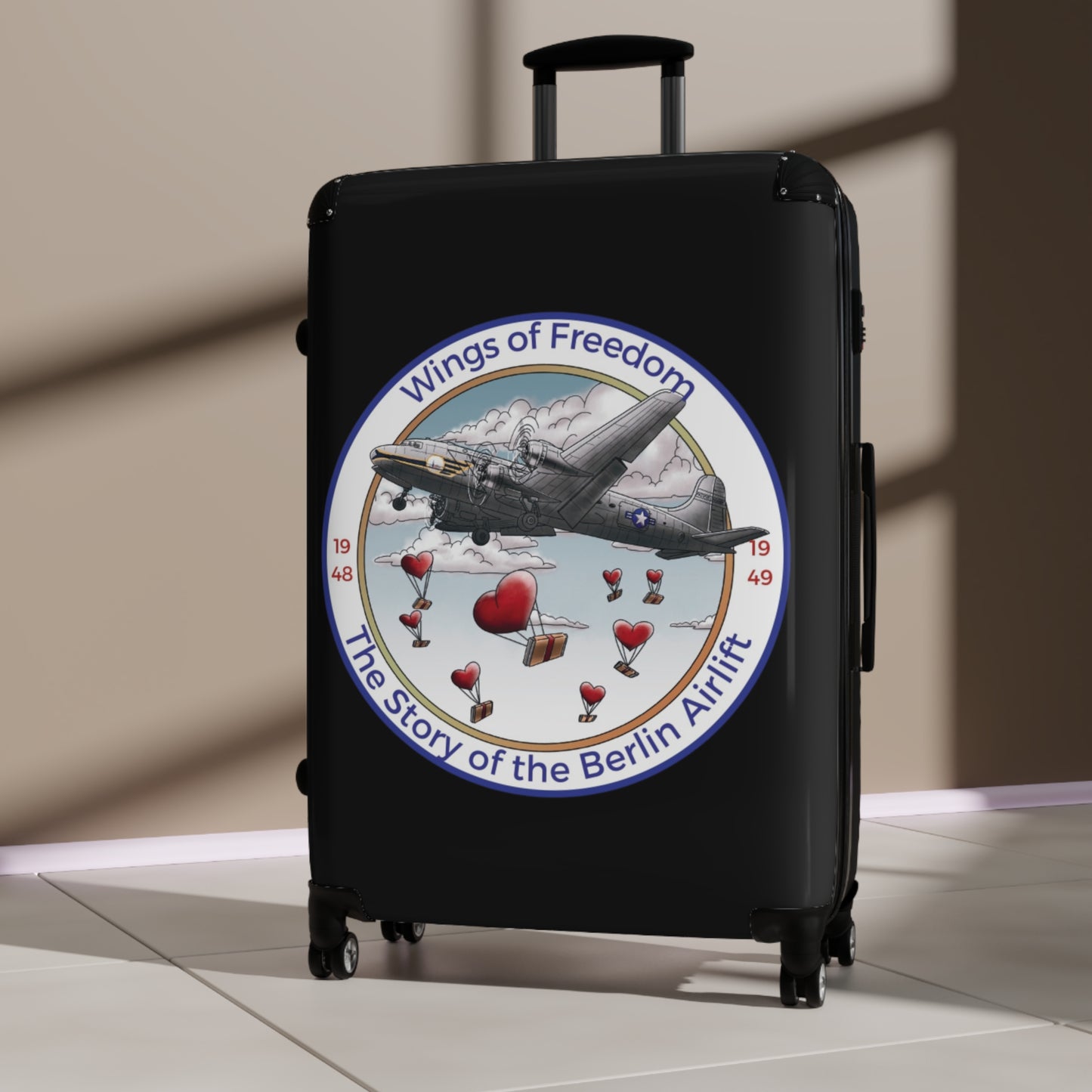 Wings of Freedom Suitcase - Changing Hearts from the Sky