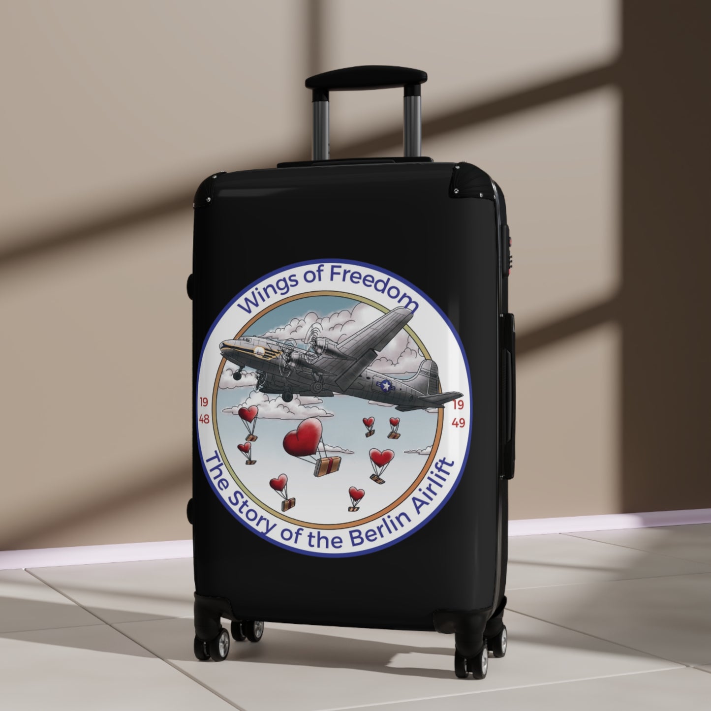 Wings of Freedom Suitcase - Changing Hearts from the Sky